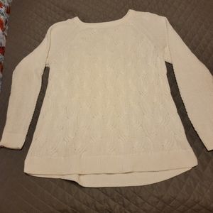 Sweater, light cream color size XLarge